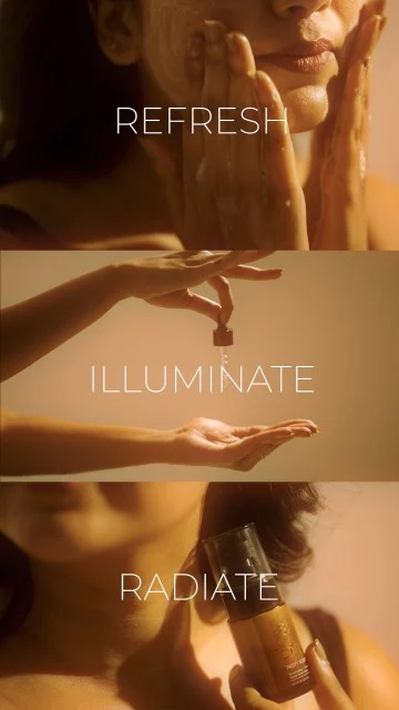 Vertical beauty content film still
